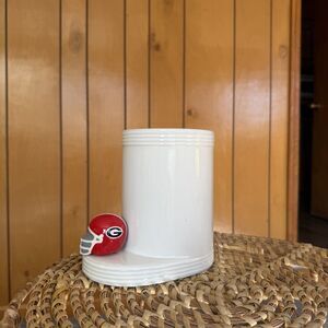 nora fleming Ceramic Utensil Crock - Kitchen Countertop Decor - UGA Georgia